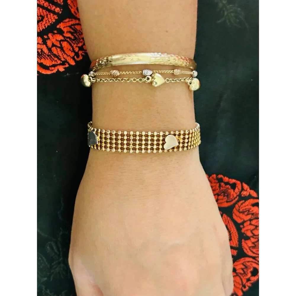 Beaded Heart‎ Bracelet
